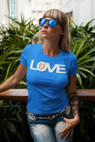 Love Print T Shirt For Her Japanese Kanji Design T-Shirt For Love 愛