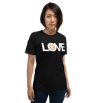 Love Print T Shirt For Her Japanese Kanji Design T-Shirt For Love 愛