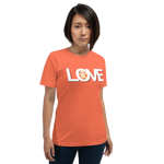 Love Print T Shirt For Her Japanese Kanji Design T-Shirt For Love 愛