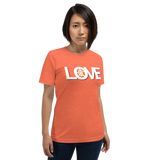 Love Print T Shirt For Her Japanese Kanji Design T-Shirt For Love 愛