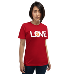 Love Print T Shirt For Her Japanese Kanji Design T-Shirt For Love 愛