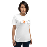 Love Print T Shirt For Her Japanese Kanji Design T-Shirt For Love 愛