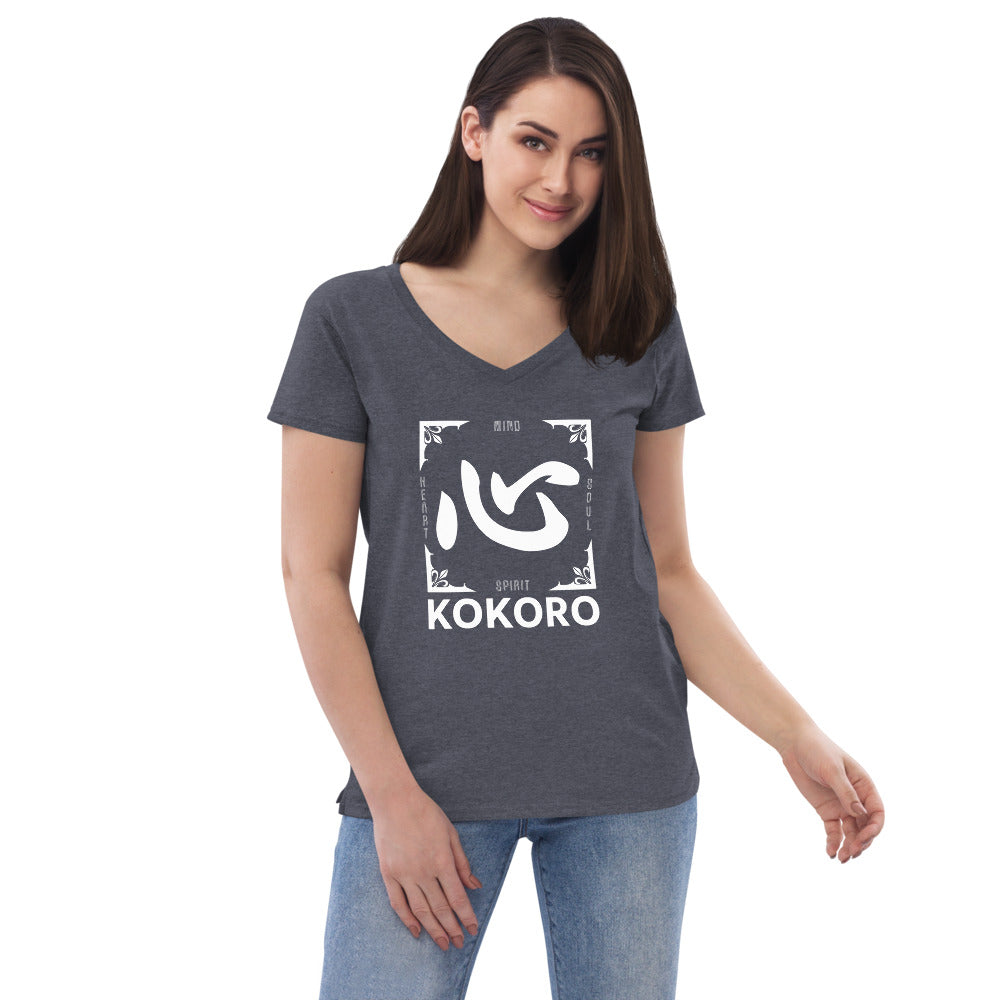 Japanese kanji Kokoro meaning heart - black Men’s Organic T-Shirt