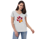 inu - Ladies Dog Kanji Design (V-Neck)