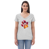 inu - Ladies Dog Kanji Design (V-Neck)